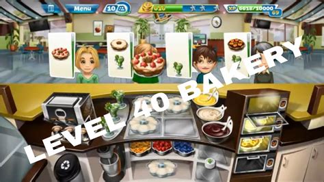 Cooking Fever Bakery Level 40 Gameplay 3 Stars All Levels Youtube