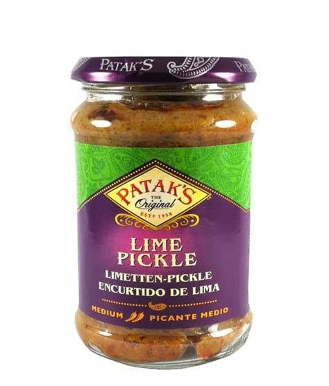 Patak S Lime Pickle Medium Hot G Spice Town Online Grocery Store