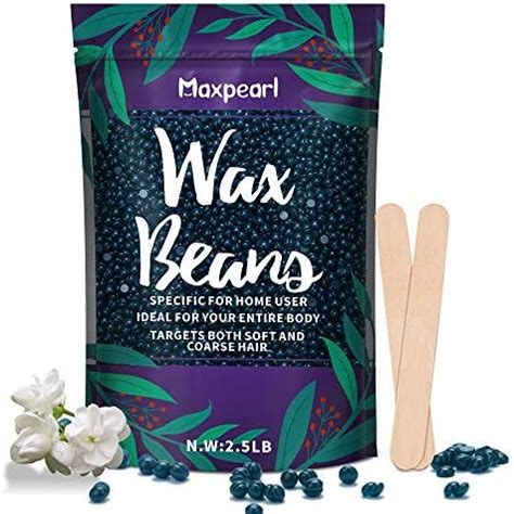 Maxpearl Wax Beads For Hair Removal Lb Hard Wax Beans Refill Bag For Brazilian Bikini Face