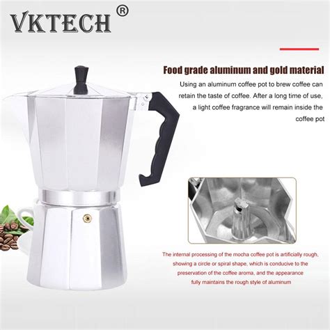 Aluminium Koffiezetapparaat Pot Mokka Espresso Per Grandado