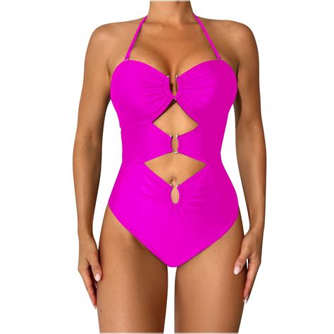 Zuesphe Cute Swimsuit For Women Bikini Womens Bathing Suits One Piece Modest Modest Swimwear For