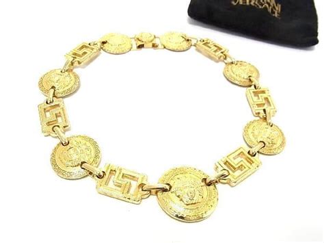 【やや傷や汚れあり】1円 美品 Gianni Versace ジャンニ ヴェルサーチ メデューサ ネックレス チョーカー アクセサリー