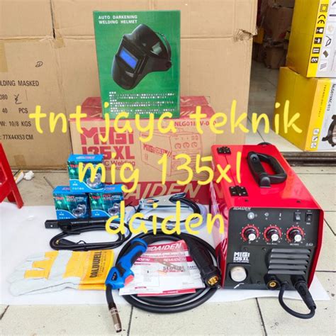 Jual MESIN LAS CO2 DAIDEN MIGI MIG 135 XL TRAFO LAS DAIDEN MIGI 135