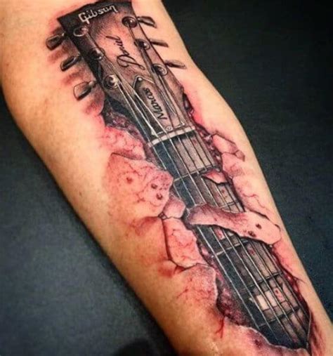 Top 30 Guitar Tattoo Ideas For Music Lover Latest Designs