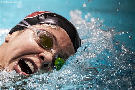 Harvard Swimming And Diving Photos Billie With An Ie