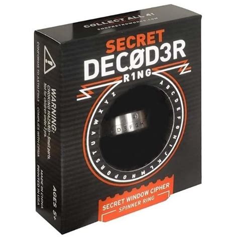 Secret Decoder Ring With Secret Window | Gift-Feed | Spy Toys | Spy ...