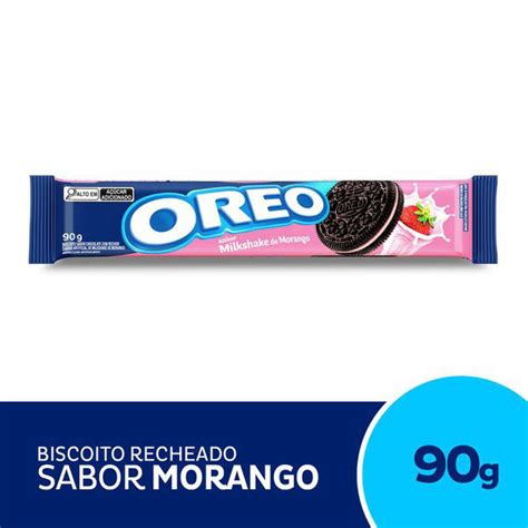 Biscoito Oreo Milkshake De Morango 90g