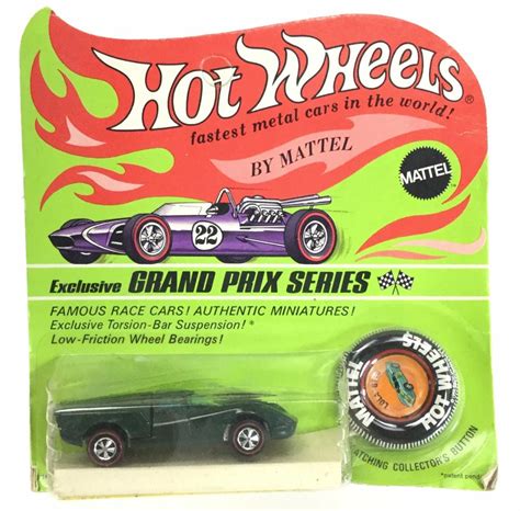 Lot Hot Wheels Redline Lola Gt In Green