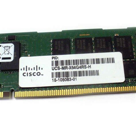 CISCO UCS-MR-X64G4RS-H COMP 64G DDR4-2666MHZ QR 1.2V RDIMM (UCS-MR-X64G4RS-H-AM)