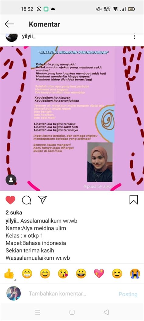 Detail Puisi Tentang Bullying Koleksi Nomer