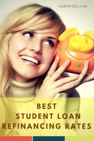 Best Student Loan Refinance Rates This Month - Club Thrifty