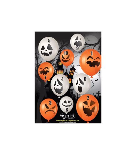 Cible Jeux Egertec Blason Ballons Halloween Bourgogne Archerie