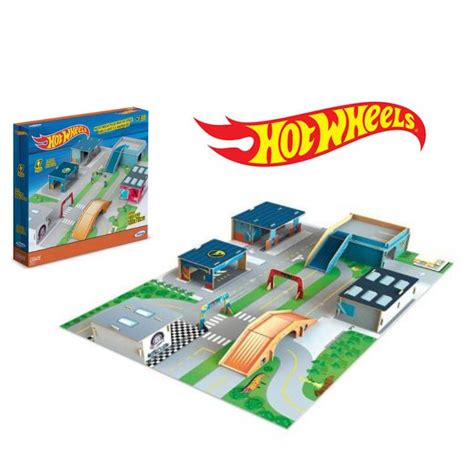 Super Tabuleiro Papel E Madeira Hot Wheels Xalingo Vh Shop