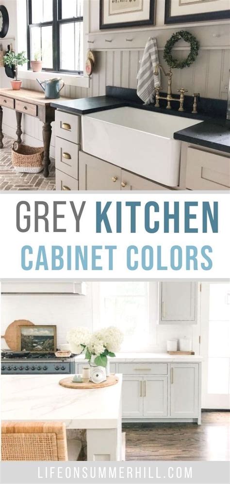 Popular Sherwin Williams Gray Cabinet Colors | Kitchen cabinet colors ...