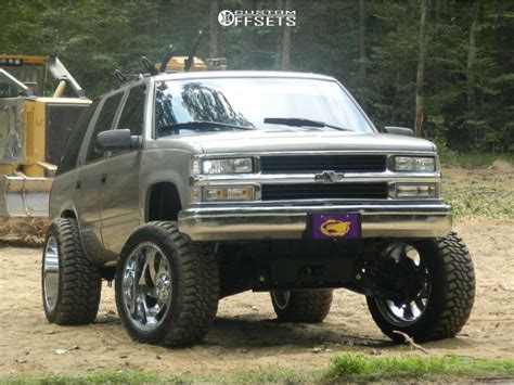 1999 Chevrolet Tahoe With 22x12 44 Monster Offroad M07 And 35125r22