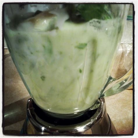 An Onion Exposed Naked Inspired Green Machine Smoothie