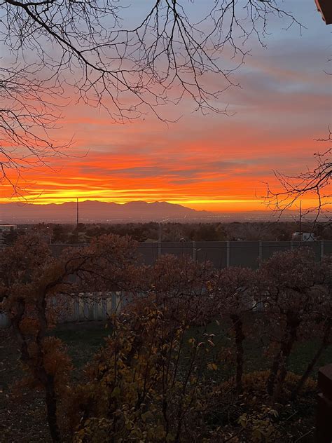 Sunset From The East Bench Rsaltlakecity