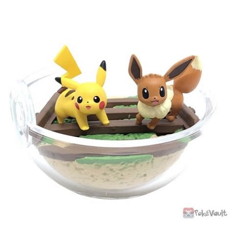 Pokemon Pikachu Eevee Re Ment Terrarium Collection Series Figure