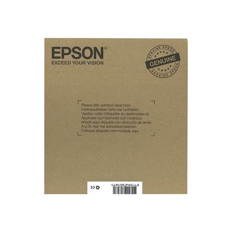 Epson T1306 Multipack Easy Mail Packaging Pack De 3 Jaune Cyan