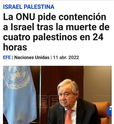 Hol N On Twitter Rt Pablom M La Onu Le Pide A Israel Que Mate