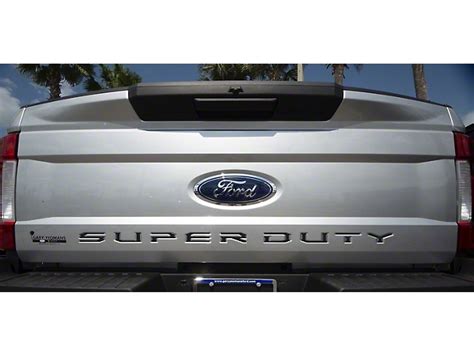 F 250 Super Duty Tailgate Insert Letters Reflective Matte Black 17 19