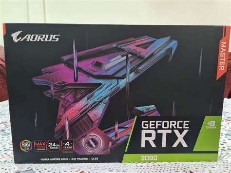 Gigabyte Aorus Master RTX 3090 24GB, Computers & Tech, Parts ...