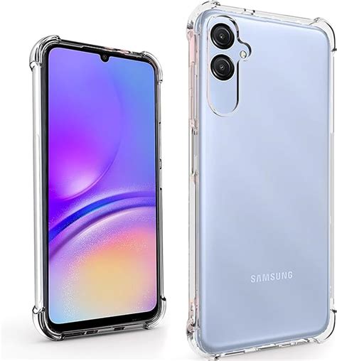 For Samsung Galaxy A05s Case Samsung A05 Case Clear Unisex Shockproof Flexible Tpu