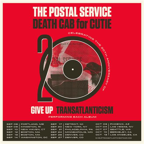 Death Cab Postal Service Tour 2024 - Anissa HollyAnne