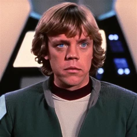 Luke Skywalker As A Member Of Star Fleet On Star Trek Stable