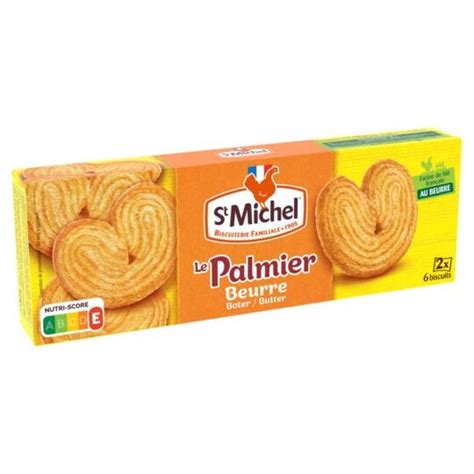 Biscuits Palmier Au Beurre Sans Huile De Palme ST MICHEL Le Paquet De