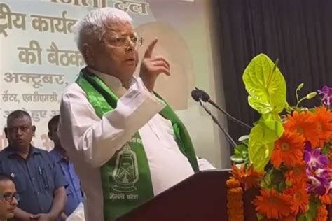 Lalu Prasad Is Rjd Chief For Record 12th Time The New Indian