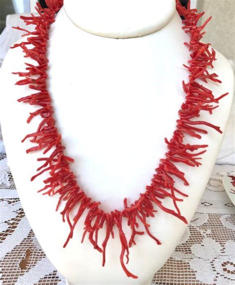 Collier Branches De Corail Rouge M Diterran En Corse Certifi Er Choix