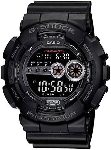 Casio G Shock GD 350 1BDR Digital Dial Black Resin Strap Men S Watch