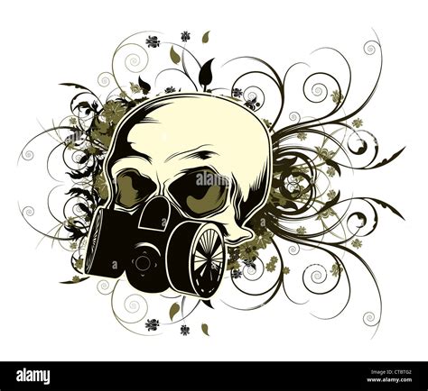 skull tshirt design Stock Photo - Alamy