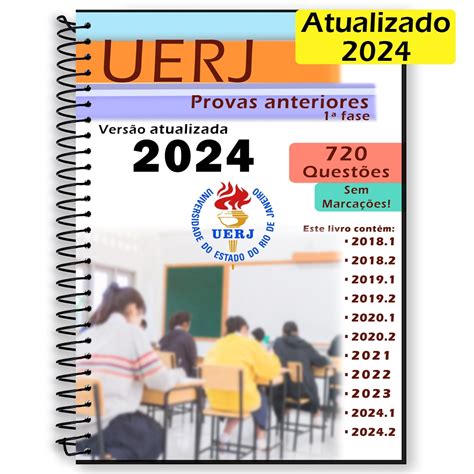 Gabarito Uerj 2024 - UERJ 2024 provas anteriores 2018 a 2024 + gabarito | Shopee Brasil