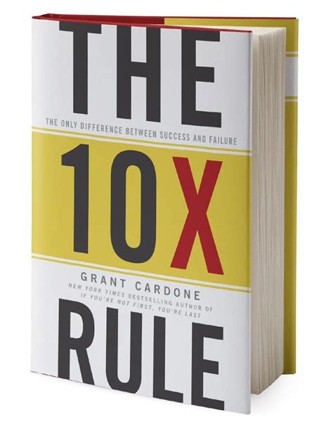 Grant Cardone's Book: "The 10X Rule" will instill in you the mindset of ...