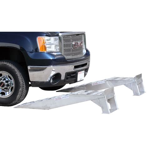 Heavy Duty Aluminum Truck Service Ramps 7000 Lbs Capacity