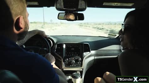 Latina Trans Hitchhiker Valentina Mia Rimmed And Barebacked