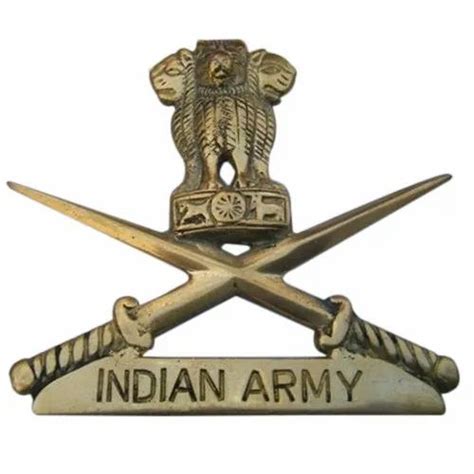 Brass Indian Army Badges at Rs 700/piece | Army Badges in New Delhi ...