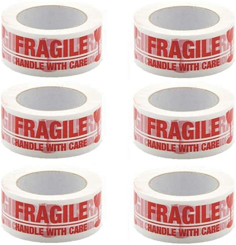 SVT Tape Handle With Care Fragile Printed Cello Tape 2 Inch 65 M Pack