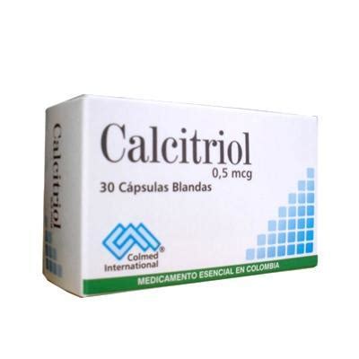 Calcitriol 0 50Mcg Cápsulas Caja X30 Cap Citrato De Calcio Calcio