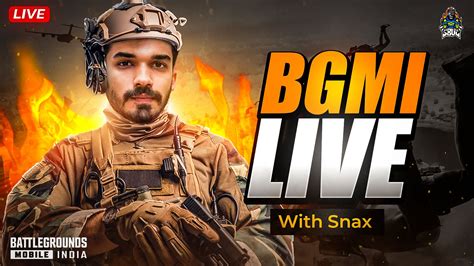 Loco SnaxGaming BGMI LIVE WITH SNAX