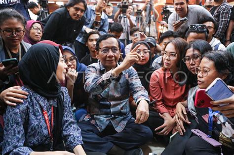 Keterangan Mahfud Md Mengundurkan Diri Dari Menko Polhukam Antara Foto