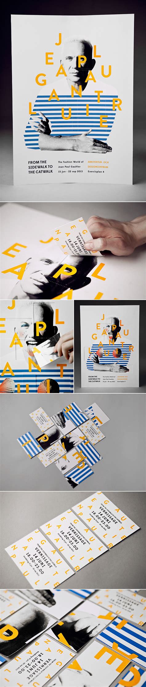 Jean Paul Gaultier | Graphic design goodies, Graphic design typography ...