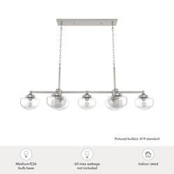 Hunter Saddle Creek Brushed Nickel Light Chandelier At Menards