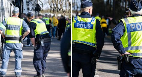 La Pagaille Strandvallen Une Bagarre De Supporters Stopp E Par Une