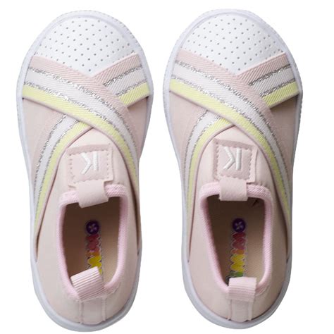 Tênis Calce Fácil Bebê Menina Kimimo Nude Marshoes Loja