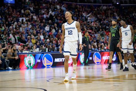 Ja Morant Hits Game Winner In White And Gold Nike Sneakers Sports