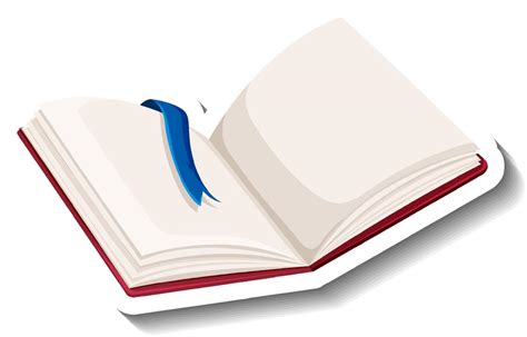 Opened Book With Empty Pages 4338900 Vector Art At Vecteezy