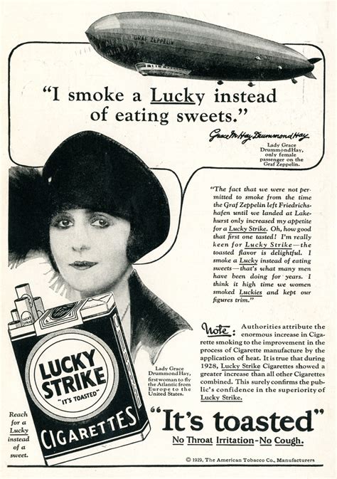 Lucky Strike Advertisement, “Reach for a Lucky Instead of a Sweet ...